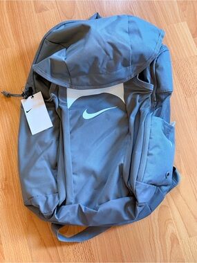 nike academy team backpack cool grey A zip fastening keeps essentials secure Nike Academy Team Soccer Backpack
